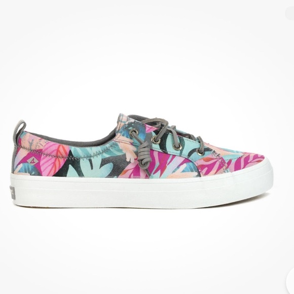 Sperry Crest Vibe Coral Sneakers. - Picture 1 of 12